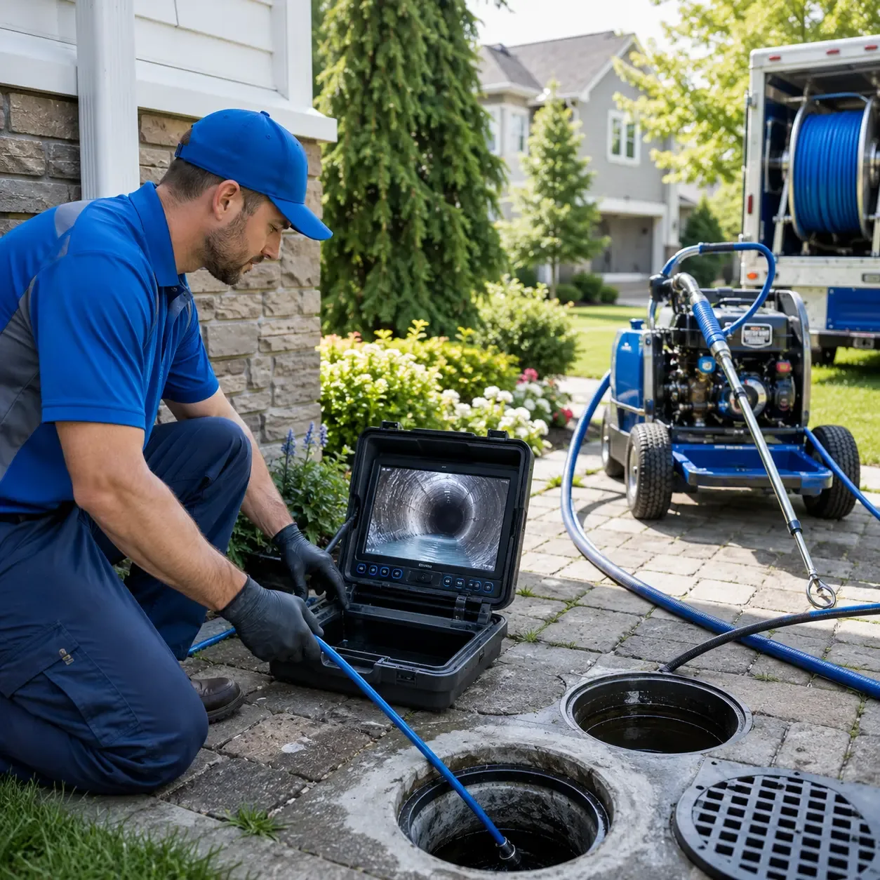 Outdoor drain cleaning professionals serving Russell, KS
